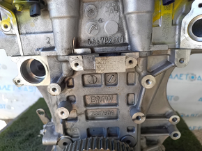 Двигатель BMW X5 F15 16-18 2.0T plug-in N20B20A 85к, запустился, компрессия 14-14-14-14, дымит, коррозия 2 цилиндра, без демпфера