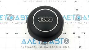 Подушка безпеки airbag в кермо водійська Audi A6 C7 12-18 чорна, подряпина