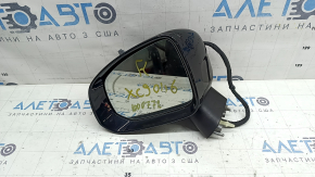 Зеркало боковое левое в сборе Volvo XC90 16-24 14+4 пинов, поворотник, подогрев, автозатемнение, BSM, камера, черное