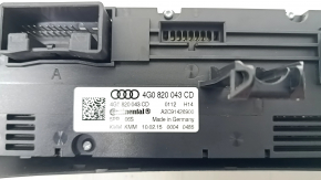 Управление климат-контролем Audi A6 C7 16-18 под 4 зоны с подогревом сидений