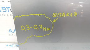 Дверь голая передняя правая Audi A6 C7 12-18 серебро LZ7G, после ремонта