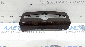 Накладка передньої панелі нижня центральна Volvo XC90 16-23 під дерево береза, глянець, подряпини