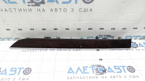 Накладка передньої панелі права Volvo XC90 16-23 під дерево береза, глянець, з підсвічуванням, подряпини