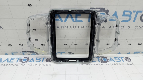 Накладка передньої панелі обрамлення монітора Volvo XC90 16-25 чорний глянець, подряпини