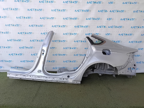Четверть крыло задняя левая Ford Fusion mk5 13-20 отпилена с центральной стойкой, серебро, примята