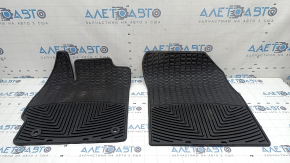 Комплект ковриков салона резина 2шт передние Toyota Prius 30 10-15 черные, WeatherTech