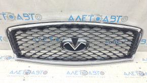 Решетка радиатора grill Infiniti Q50 21-24 с эмблемой