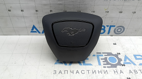 Подушка безопасности airbag в руль водительская Ford Mustang Mach-E 21-26 черная с черной эмблемой