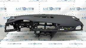 Торпедо передня панель з Airbag Audi A6 C7 16-18 рест, чорна