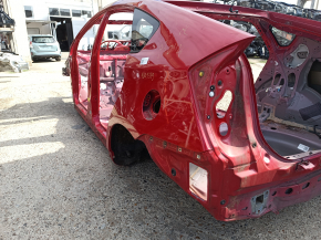 Чверть крило задня ліва Toyota Prius 30 12-15 на кузові, червона, вм'ятини