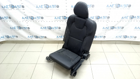 Задній ряд сидінь лівий 3 ряд Volvo XC90 16-25 чорна шкіра, під хімчистку