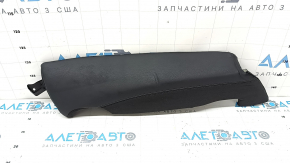 Боковушка 2-го ряду сидінь права Audi A6 C7 16-18 шкіра чорна, прим'ята