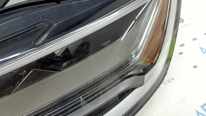 Фара передняя левая в сборе Audi A6 C7 16-18 рест LED, песок, скол