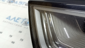 Фара передняя левая в сборе Audi A6 C7 16-18 рест LED, песок, скол