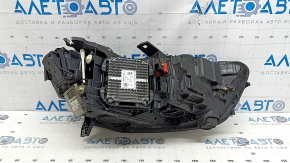 Фара передняя левая в сборе Audi A6 C7 16-18 рест LED, песок, скол