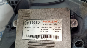 Фара передняя правая в сборе Audi A6 C7 16-18 рест LED, песок
