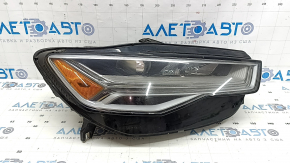 Фара передняя правая в сборе Audi A6 C7 16-18 рест LED, песок