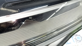 Фара передняя правая в сборе Audi A6 C7 16-18 рест LED, песок