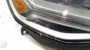 Фара передняя правая в сборе Audi A6 C7 16-18 рест LED, песок