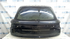 Дверь багажника голая со стеклом Audi Q5 80A 21-25 тонировка, черный LY9T, с трапецией