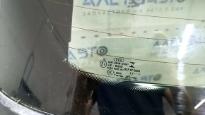 Дверь багажника голая со стеклом Audi Q5 80A 21-25 тонировка, черный LY9T, с трапецией