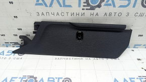 Накладка центральной консоли боковая правая Audi Q5 80A 18-25 черная, царапины