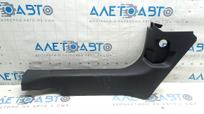 Накладка порога передняя левая Ford Mustang Mach-E 21-26 черная с вставкой, царапины
