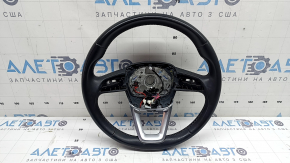 Кермо голе Audi Q5 80A 21-23 шкіра, чорне, з підігрівом, без кнопок, з пелюстками, подряпини