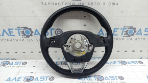 Кермо голе Audi Q5 80A 21-23 шкіра, чорне, з підігрівом, без кнопок, з пелюстками, подряпини
