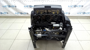 Сидіння водійське Audi Q5 80A 21-25 з airbag, електричне, підігрів, шкіра чорна з сірим рядком, перфорація
