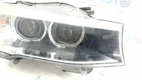 Фара передня права у зборі BMW X3 F25 15-17 ксенон адаптив, під полірування, подряпини