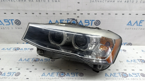 Фара передня ліва в зборі BMW X3 F25 15-17 ксенон адаптив, під полірування, подряпини