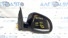 Зеркало боковое правое в сборе BMW X3 F25 15-16 9 пинов, поворотник, подогрев, камера, Shadow-Line, черный 475