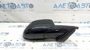 Зеркало боковое правое в сборе BMW X3 F25 15-16 9 пинов, поворотник, подогрев, камера, Shadow-Line, черный 475