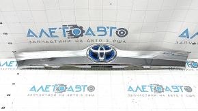 Молдинг кришки багажника Toyota Camry v50 12-14 usa XLE хром під камеру, з емблемою hybrid, подряпини