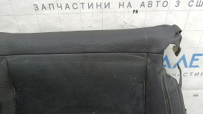 Обшивка подушки пассажирского сиденья BMW X3 F25 11-17 кожа черная с серой строчкой, Sport, с подогревом, под химчистку, царапина