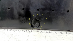 Захист переднього бампера Audi A6 C7 16-18 рест, надломи, тріщини