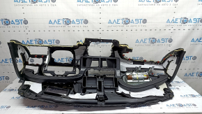 Торпедо передня панель з Airbag BMW X3 F25 11-17 чорна під проекцію, іржавий піропатрон