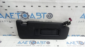 Козырек правый BMW X3 F25 11-17 черный, без крючка, под химчистку