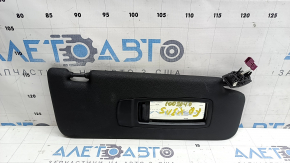 Козырек правый BMW X3 F25 11-17 черный, без крючка, под химчистку
