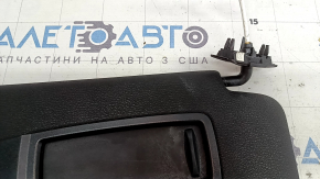 Козырек правый BMW X3 F25 11-17 черный, без крючка, под химчистку