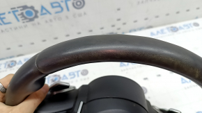 Руль в сборе BMW X3 F25 13-17 кожа черная, без подогрева, M Sport, с airbag, с кнопками, с лепестками, потертый, царапины