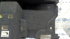 Покрытие пола заднее BMW X3 F25 11-17 черное, под чистку, надорван поролон, отсутсвуют 2 крепления ковриков