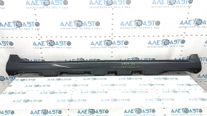 Порог правый Toyota Camry v50 12-14 usa LE XLE, с хромом, графит 1G3, царапины, надломаны крепления, вмятины