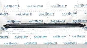 Порог правый Toyota Camry v50 12-14 usa LE XLE, с хромом, графит 1G3, царапины, надломаны крепления, вмятины
