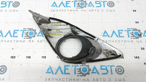 Обрамление птф левое Toyota Camry v50 12-14 usa XLE хром, 2 части, тычки