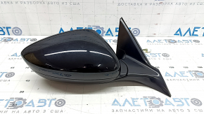 Дзеркало бічне праве у зборі Honda Accord 23-25 5 пінів, підігрів, BSM, чорна