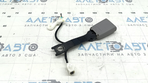 Защелка пассажирского ремня безопасности Toyota Camry v50 12-14 usa серая, с датчиком, тип 2