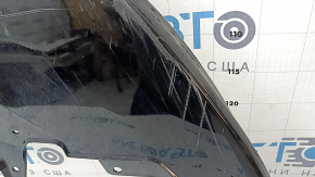 Губа переднього бампера Honda Accord 23-26 чорний глянець, подряпини, вм'ятини