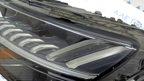 Фара передняя левая в сборе Audi Q8 19-24 LED, Matrix beam, под полировку, царапины